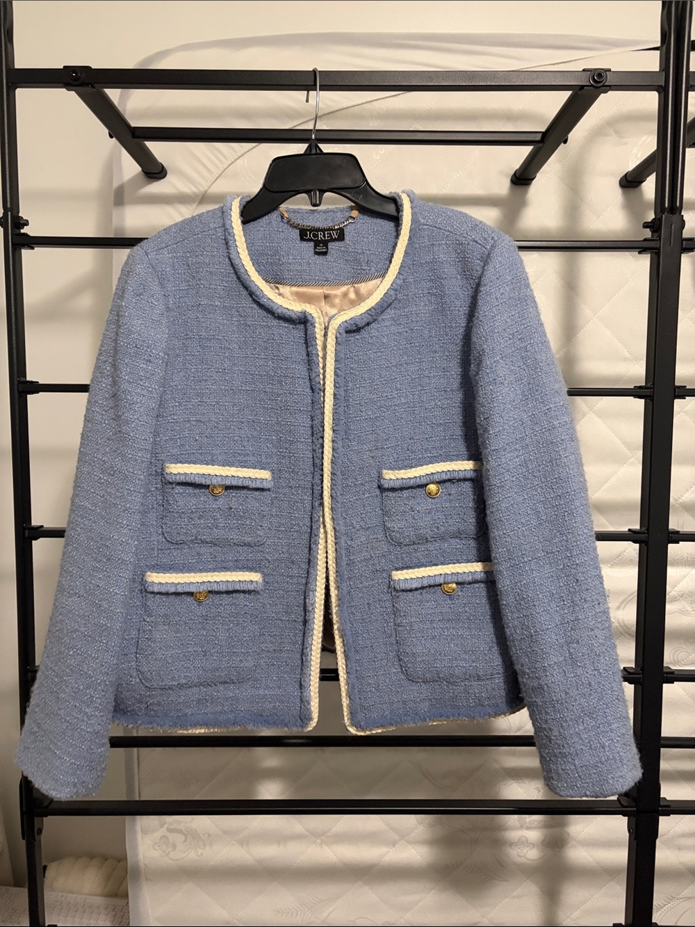 J. Crew Frances Jacket in Maritime Tweed Size 16